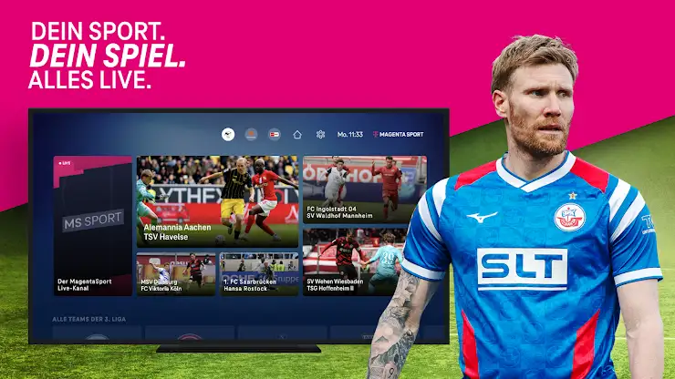 MagentaSport - Dein Live-Sport screenshot 1