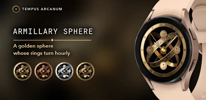 Armillary Sphere Watch Face — Android app banner