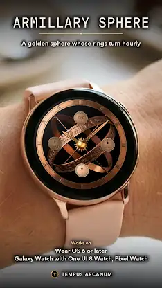 Armillary Sphere Watch Face screenshot 7