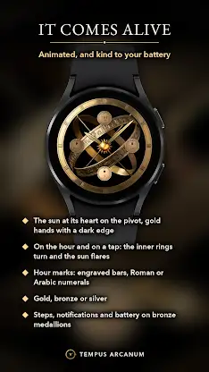Armillary Sphere Watch Face screenshot 2