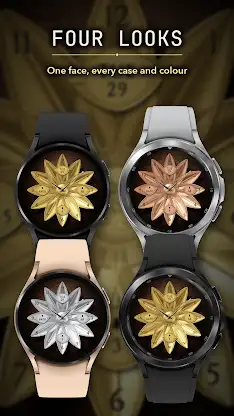 Brass Lotus Watch Face screenshot 2