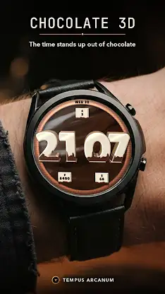 Chocolate 3D Watch Face screenshot 1