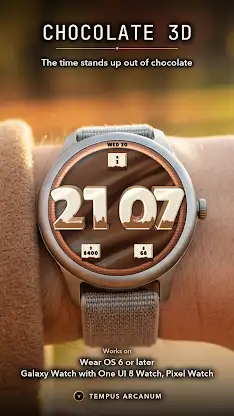 Chocolate 3D Watch Face screenshot 7
