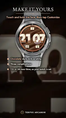 Chocolate 3D Watch Face screenshot 5