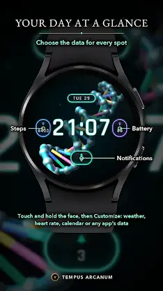 DNA Helix Glow Watch Face screenshot 4