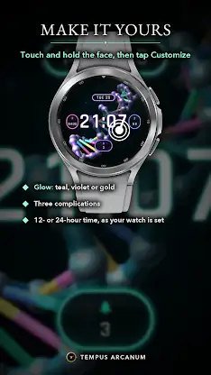 DNA Helix Glow Watch Face screenshot 5