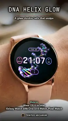 DNA Helix Glow Watch Face screenshot 7