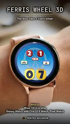 Ferris Wheel 3D Watch Face screenshot 7