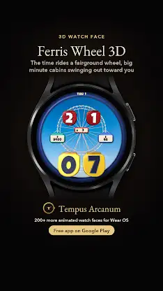 Ferris Wheel 3D Watch Face screenshot 8