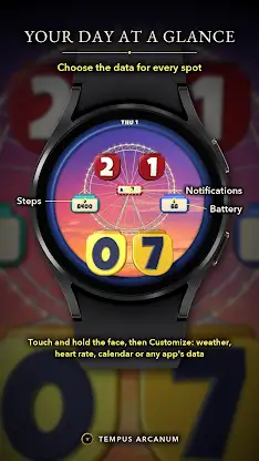 Ferris Wheel 3D Watch Face screenshot 4