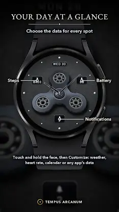 Fidget Spinner 3D Watch Face screenshot 4