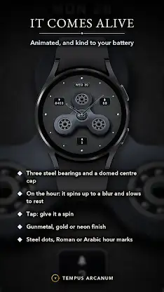 Fidget Spinner 3D Watch Face screenshot 2