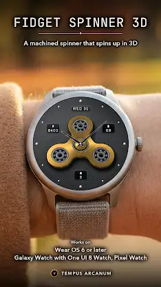 Fidget Spinner 3D Watch Face screenshot 7