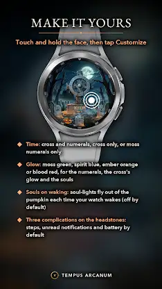 Graveyard Cross Watch Face screenshot 5