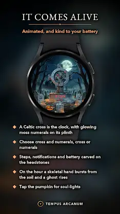 Graveyard Cross Watch Face screenshot 2