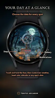 Graveyard Cross Watch Face screenshot 4