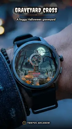 Graveyard Cross Watch Face screenshot 1