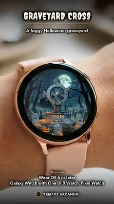 Graveyard Cross Watch Face screenshot 7