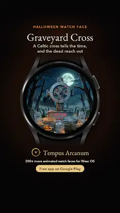 Graveyard Cross Watch Face screenshot 8