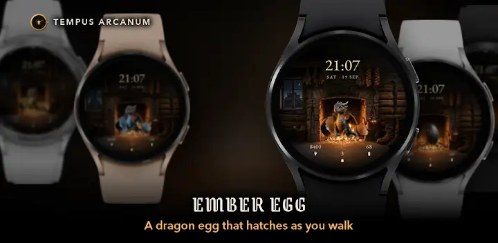 Ember Egg Watch Face — Android app banner