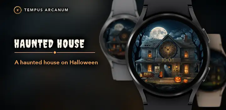 Haunted House Watch Face — Android app banner