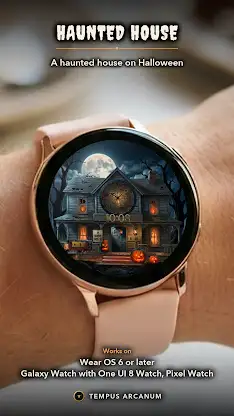 Haunted House Watch Face screenshot 7