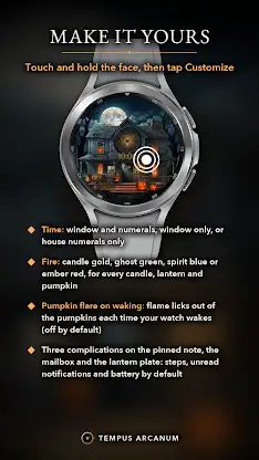 Haunted House Watch Face screenshot 5