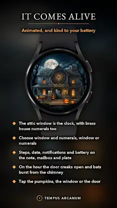 Haunted House Watch Face screenshot 2