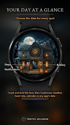 Haunted House Watch Face screenshot 4