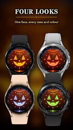Grinning Pumpkin Watch Face screenshot 2
