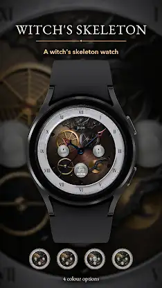 Witch's Skeleton Watch Face screenshot 1