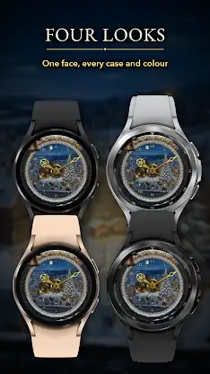 Winter Clock Tower Watch Face screenshot 2