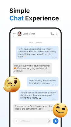Messages: SMS Home Launcher screenshot 2