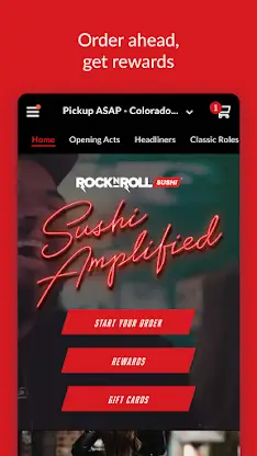 Rock N Roll Sushi Rewards screenshot 1