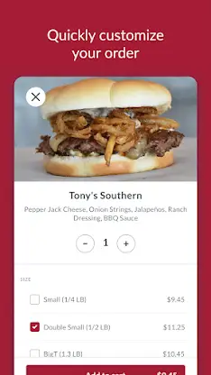 Tonyburgers Rewards screenshot 2