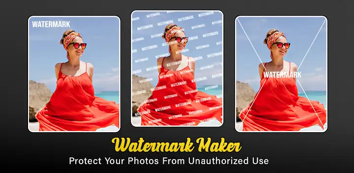 Watermarks4U - Add Watermark — Android app banner