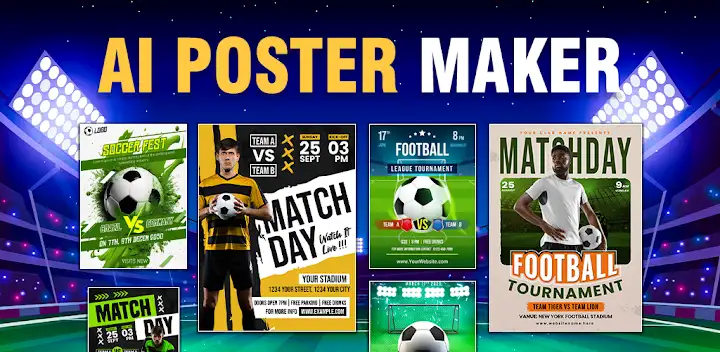 AI Poster Maker - Flyer Maker — Android app banner