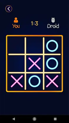Tic tac toe AI: XOXO Bluetooth screenshot 1