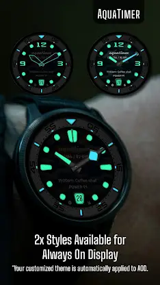 AquaTimer - Diver Watch Face screenshot 8