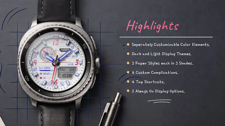 Back To School-N Watch Face screenshot 2