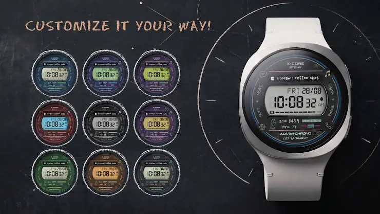 BTS Retro Digital Watch Face screenshot 5