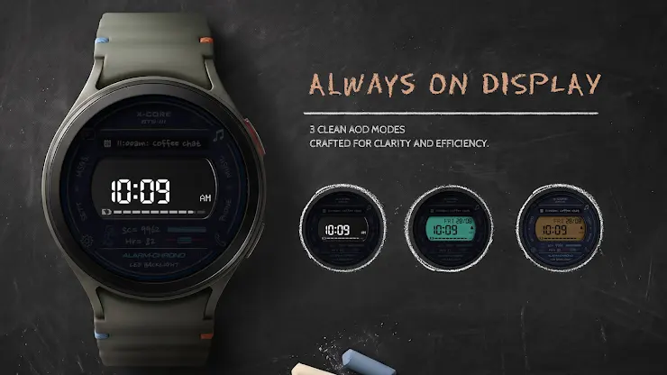 BTS Retro Digital Watch Face screenshot 4