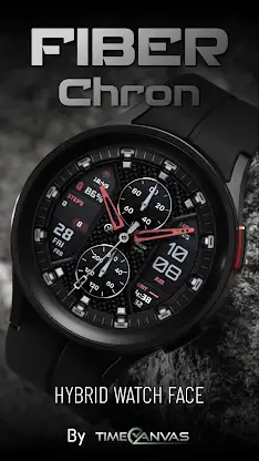 FiberChron : Hybrid Watch Face screenshot 1