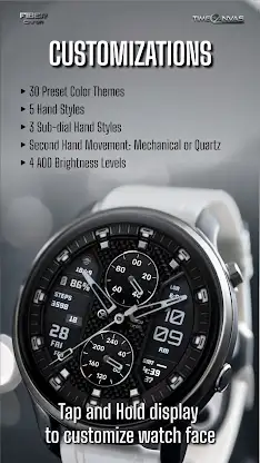 FiberChron : Hybrid Watch Face screenshot 3