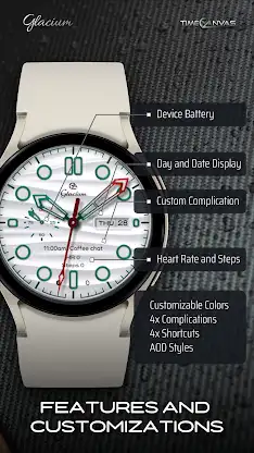 Glacium : Dive Watch Face screenshot 2