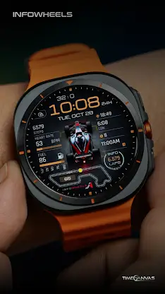 Info Wheels Digital Watch Face screenshot 8