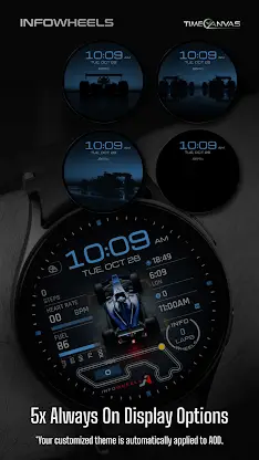 Info Wheels Digital Watch Face screenshot 3