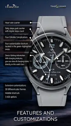NeoDive : Diver Watch Face screenshot 2
