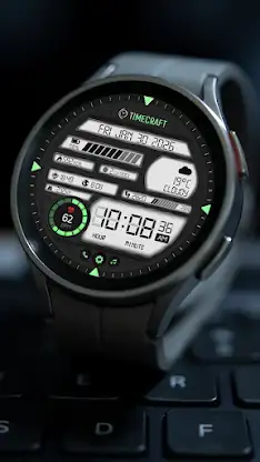 DIGI Gridlock WS8 Watch Face screenshot 2