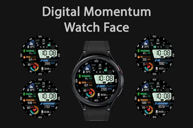DIGI Momentum WS9 Watch Face screenshot 6